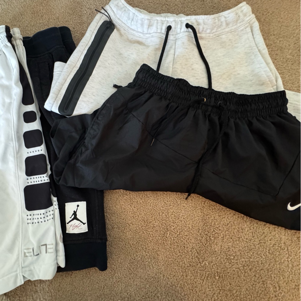 Nike Jordan Flight Black and White Shorts Collection